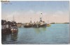 2310 - GALATI, harbor, ships - old postcard - unused, Necirculata, Printata