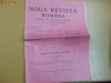 Noua Revista Romana Dir: C.R. Motru 21 - 28 12 1914