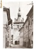 CP191-47 Sighisoara. Turnul cu ceas -carte postala circulata 1968