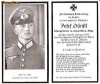 U FOTO 95 Necrolog -Militar german Obergefreiter Josef Dunstl (aviatie?), cazut in razboi, 29 ian 1943, la varsta de 31 de ani -crucea cu zvastica
