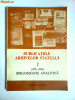 BUCURESTI-PUBLICATIILE ARHIVELOR STATULUI,1987,BIBLIOGRAFIE