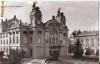 CP204-20 Cluj -Teatrul National -RPR -carte postala, circulata 1959 ? -in text: ,,sunt un magar si necrescut&quot; !!!! -starea care se vede
