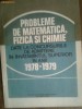 Probleme Matematica, Fizica, Chimie Admitere 1978-1979 EDP 1980 Culegere Exercitii