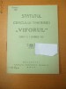 STATUTUL CERCULUI TINERIMEI VIFORUL BUCURESTI 1910