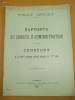 Rapports de Banque Agricole Bucarest 1912