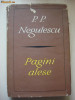 P. P. NEGULESCU - PAGINI ALESE