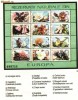Fauna si flora protejate, 2 blocuri dantelate de 12 marci, neobliterate