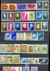 RO-25=ROMANIA 1958 Lot 19 serii cu 70 timbre nestampilate cu SARNIERA,MLH(*), Nestampilat