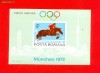 RO-0126=ROMANIA 1972 Lp 789=Preolimpiada Munchen Colita nedantelata MNH(*), Nestampilat