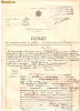82 Document vechi fiscalizat-30martie1925-Extract Oficiul Starii Civile , oras Piatra, judetul Neamt -deces Michel Pascal,str.Kiselef Nr.8,S.Elisabeta, Documente