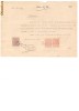 299 Document vechi fiscalizat-12ian1947-Chitanta -Comitetul Scolar comuna Perisoru(Ianca), jud.Braila-a fost indosariat prin coasere, Documente