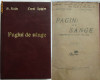 Ratiu , Spigler , Pagini de sange , amintiri de pe front , Iasi ,1918 , autograf