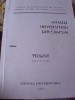 ANALELE UNIVERSITATII DIN CRAIOVA