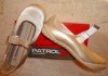 Balerini Dama Piele Naturala Camel Bej Aurii cu Arici. Pantofi Sport Eleganti de Ocazie, Confortabili si Usori