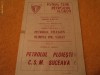 Program fotbal PETROLUL - CSM SUCEAVA 23.05.1976
