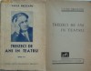 Vasile Brezeanu , Treizeci de ani in teatru , 1941 , prima editie, Alta editura