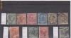 Italia 1901,1905,1906,1918 -10 bucati stampilate cu sarniera