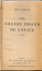 Geo London - Les grands proces de l&#039;annee 1934, 1935 - ( 2 volume )