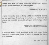 Gib I Mihaescu - Donna Alba, Gib I. Mihaescu