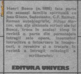 Henri Bosco - Matusa Martine, 1979