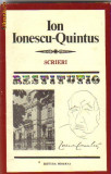 Ion Ionescu-Quintus - Scrieri