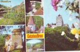 S11061 Brasov Castelul Bran vedere multipla1974 circulata