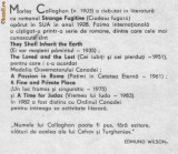 Morley Callaghan - Ei vor mosteni pamantul, 1986