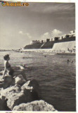 Bnk cp eforie - la plaja - circulata 1961
