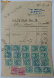 Factura , 1948 , 20 timbre pentru facturi, Stampilat