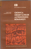 V. Mioc / Cronica observatiilor astronomice romanesti