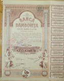 Actiune &amp;quot; BANCA DAMBOVITEI&amp;quot; 10.000 LEI -An-1928