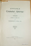 Statut-Clubului UNIREA-Craiova-1912