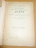 Statut- Soc. ALUTA produse agricol-Slatina-1912