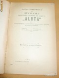 Statut- Soc. ALUTA produse agricol-Slatina-1912