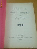 Statut-Clubul Tinerimea-SLATINA-1909