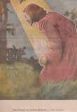 Ziarul Universul de Paste : Iisus pe Muntele Maslinilor (1906,gravuracolor)