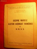 I.Chisinevschi - Marele ajutor acordat Romaniei de URSS -1946