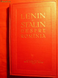 V.I.LENIN si I.V.STALIN -Texte referitoare la ROMANIA- 1954