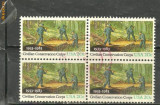 SUA 1983 - OCROTIREA PADURII, Bloc de 4 stampilat, PT26, Natura