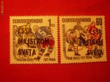 Serie- Campionat Mondial Hochei 1972 Cehoslovacia , 2 valori