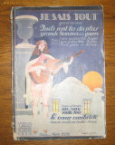 Revista &quot;Je sais tout&quot; - 1909,1920