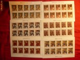 SERIE PICTURA RENOIR 1967 ,6 val. in coli de 10 ,stampilat