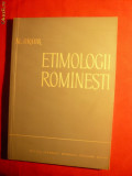 AL.GRAUR - ETIMOLOGII ROMANESTI - 1963