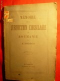 B.Boeresco -Memoire sur la Jurisdiction Cons. en Roumanie 1869