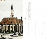 Carte postala ilustrata Catedrala Sf. Mihail,Cluj
