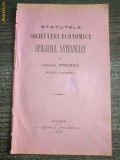 Statut-Soc. Economica SPRIJINUL SATEANULUI-Stelinca-1902