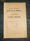 Statut- Soc. Imprumut VIITORUL PERIETILOR-Perieti-Ialomita-1902