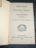 Stautele Soc. TINERIMEA ROMANA-din Turnu-Severin-1909