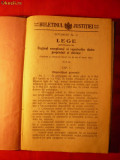 BULETINUL JUSTITIEI - 1924 -Legi pe timpul R.Ferdinand