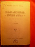 N.IORGA - Originea si Dezvoltarea Statului Austriac - 1918